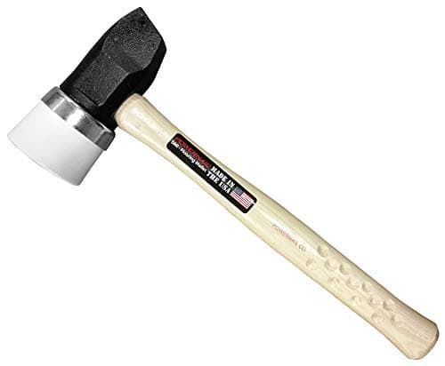 Image of Powernail 4-Pound White Rubber Mallet for Floor nailers and staplers