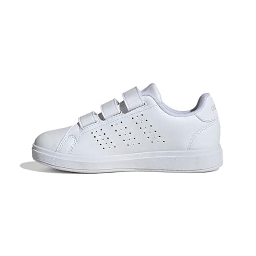 Image of adidas Unisex Kids Advantage Base 2.0 Shoes Children, Cloud White/Cloud White/Grey one, 11.5 UK Child