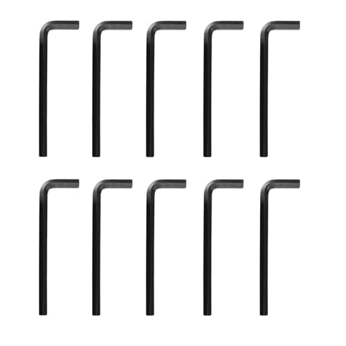Image of Kesiku 10pcs Hex Key, Metric 3mm Allen Keys Set L-Shape Hexagon Wrenches Chrome Vanadium Steel Repairing Tool for Home Maintenance DIY