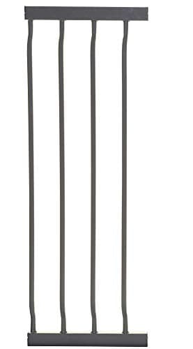 Image of Dreambaby Ava Security Baby Safety Gate Extension - 27cm Wide & 76cm Tall - Charcoal - Model G1934BB
