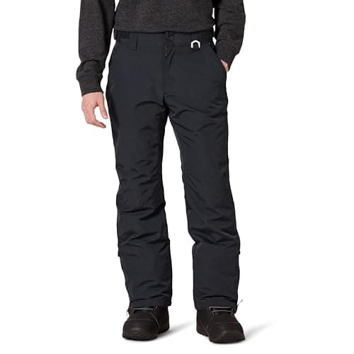 Image of Amazon Essentials Men's Water-Resistant Insulated Snow Pant Outerwear, -Black, X-Large