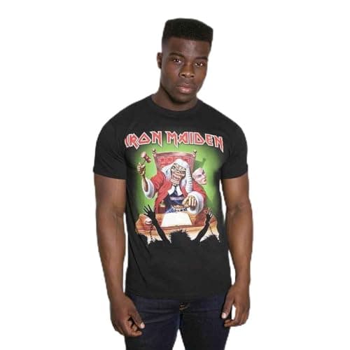 Image of Iron Maiden Deaf Sentence Official Tee T-Shirt Mens Unisex (Medium) Black