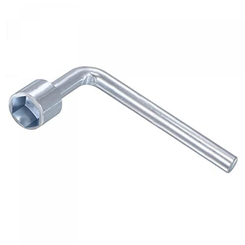 Image of sourcing map 13mm Metric L Shaped Angled Open Hex 6 Point Socket Wrench, Single Ended