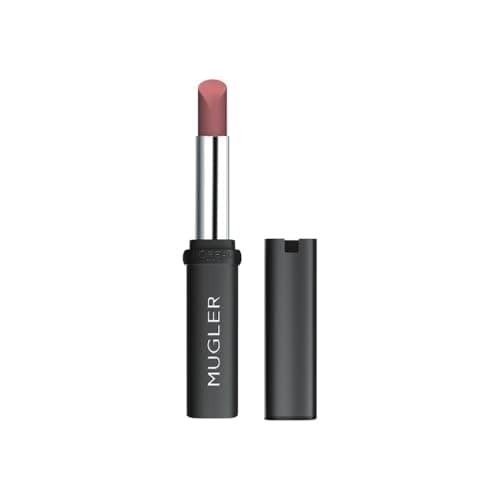 Image of L'Oréal Paris & Mugler Lipstick, Limited Edition Power Matte Lip Colour, Long-lasting Wear, Hyaluronic Acid, Up to 16 Hours Smooth, Intense Matte Colour, Shade Nude 602