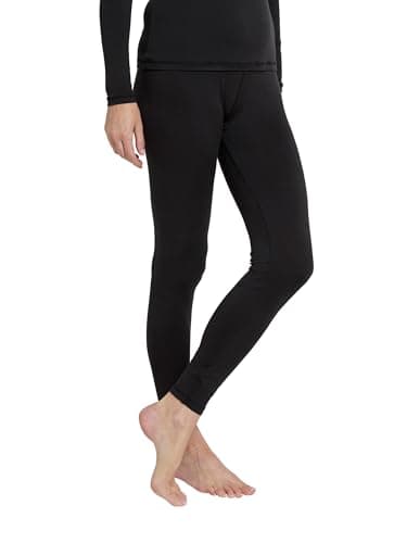 Image of Mountain Warehouse Keep The Heat Womens Baselayer Pants - Isotherm, Quick Dry & Moisture Wicking Ladies Leggings - Spring Summer, Outdoors, Travelling & Hiking Black Women's Size 10