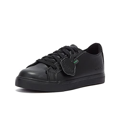 Image of Kickers Tovni Lacer Vegan Youth Black Shoes-UK 5 / EU 38