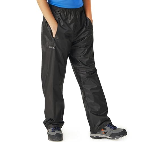 Image of Regatta Childrens Kids Stormbreak Overtrousers Black