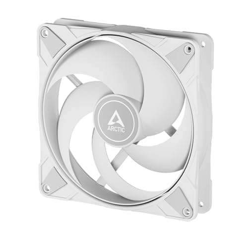Image of ARCTIC P14 Max - PC Fan, High-Performance 140 mm Case Fan, PWM controlled 400-2800 rpm, Optimised for static pressure, 0dB mode - White