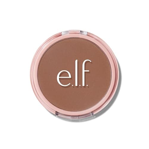 Image of e.l.f. Halo Glow Powder Filter, Pressed Finishing Powder, Buildable Coverage, Crease-Resistant, Blurs the Appearance of Pores, With Velour Puff and Mirror, Vegan & Cruelty-Free, Rich Cool