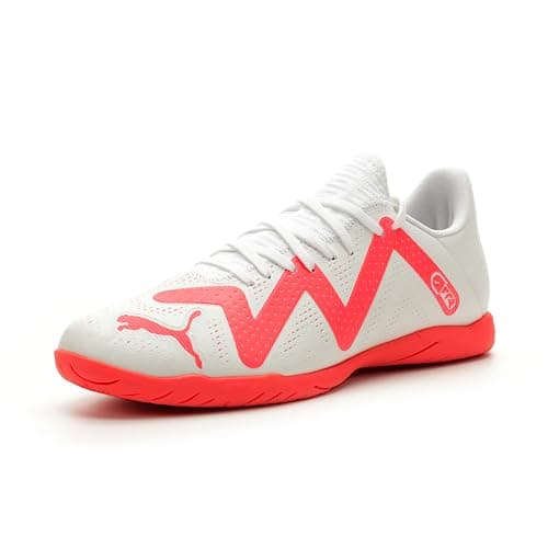 Image of PUMA Men's Future Play Indoor Trainer Sneaker, White-fire Orchid, 12.5
