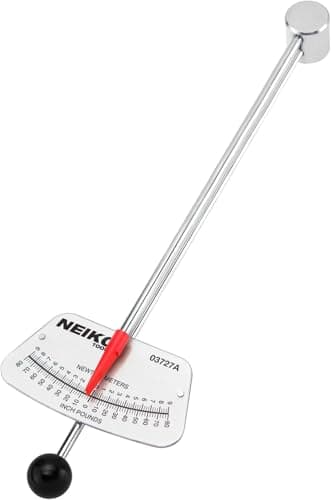 Image of Neiko 03727A 1/4-Inch-Drive Beam Torque Wrench, SAE and MM Bicycle and Automotive Wrench, Reads in 0–80 Inches/Pounds and 0–9 Newton/Meter Increments