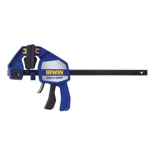 Image of Irwin Quick-Grip Bar Clamps for Woodworking, One-Handed, Heavy-Duty, 12" (1964712)