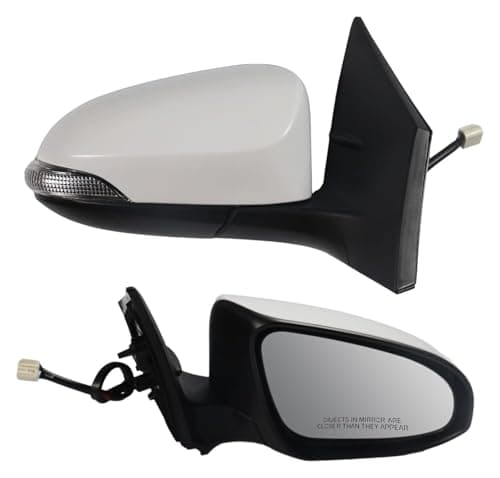 Image of Car Rearview Mirror Assembly Accessories Auto Side Reflector Led Turn Signal Lights For Toyota For COROLLA 2014 2015 2016-2018 Complete Wing Mirror Unit(Right-9pins)