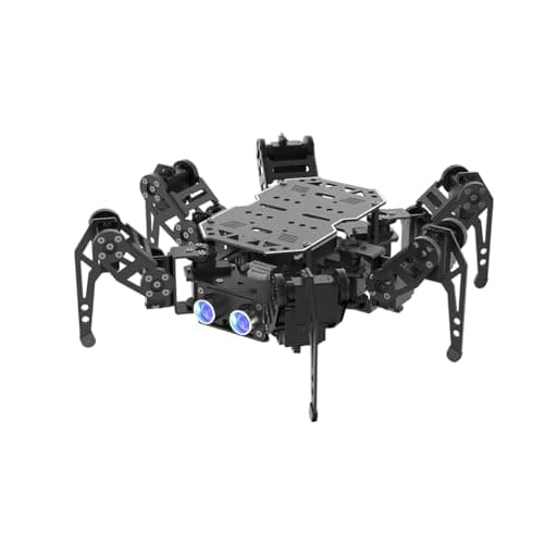 Image of 18DOF Hexapod Robot for Arduino Programming, Spider Walking Crawling Self-Balancing AI Vision Voice Control Obstacle Avoidance, STEM Education Open Source Robot with Tutorials, miniHexa Standard Kit