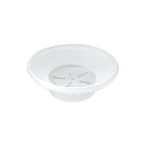 Image of Kapitan Glass Soap Dish Replacement, Round, Frosted, Matt Glass