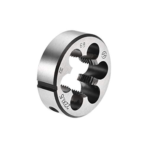 Image of sourcing map M22 X 1.5 Metric Round Die, Machine Thread Left Hand Threading Die, Alloy Tool Steel Screw Thread Cutting Die