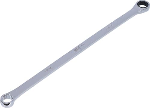 Image of BGS 7245 | Ratchet Ring Wrench and Ring Spanner | Extra Long | 15 mm