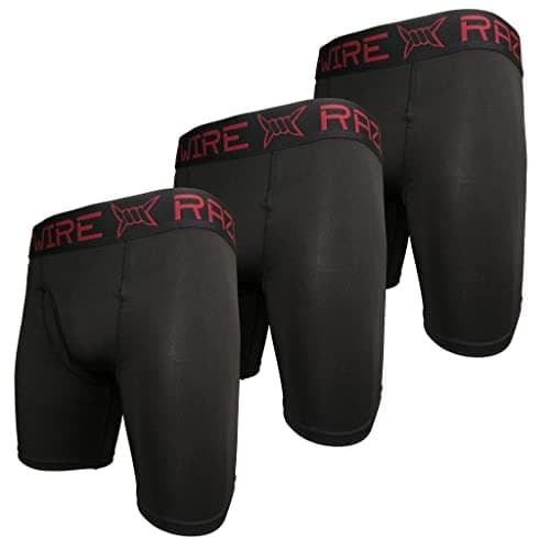 Image of RAZOR WIRE Mens Boxers 3 Pack Boxer Shorts Stretch Soft Fitted Trunks Underwear Longer Leg (Ultimate Omega, 2XL)