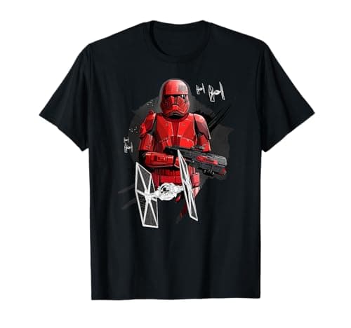 Image of Star Wars The Rise of Skywalker Red Trooper Universe T-Shirt