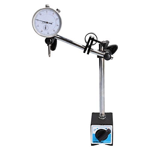 Image of AB Tools Dial test indicator DTI gauge & magnetic base stand clock gauge TDC TE107TE108