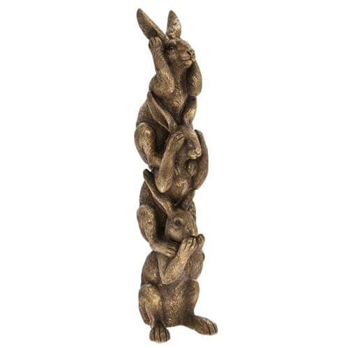Image of Reflections LP47536 Figure | Bronze 3 Hares 1 Piece-10x8x30 cm Accessory