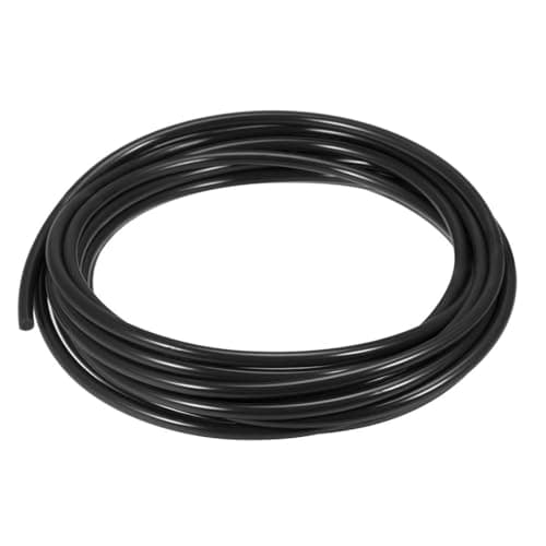 Image of TA-VIGOR Pneumatic Air Tubing, 8mm OD x 5mm ID 7 Meters 22.96ft PU Polyurethane Air Compressor Tube Hose Pipe Black