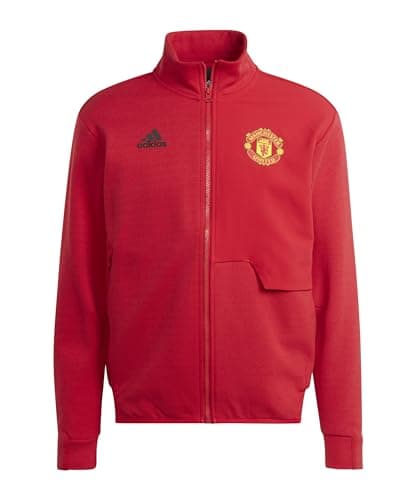 Image of adidas 2023-2024 Man Utd Anthem Jacket (Red)