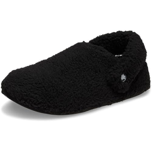 Image of Crocs Classic Cozzzy Slipper Black Size 4 UK Men/ 5 UK Women