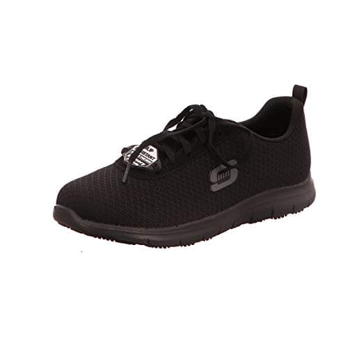 Image of Skechers Women's Ghenter Bronaugh Sneaker, Black Mesh, 6 UK