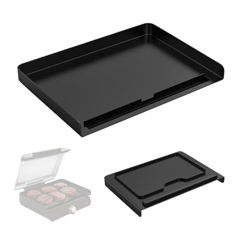 Image of MOASKER GR101 Grill Plate Replacement Part for Ninja Sizzle Smokeless Indoor Grill & Griddle, 14'' Flat Top Grill Plate Parts for Ninja GR100 Series Electric Grill, GR101 Griddle Plate, Non-stick