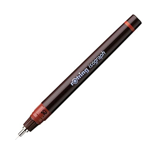 Image of rOtring Isograph Technical Drawing Pen | 0.10 mm | Refillable Fineliner Pen