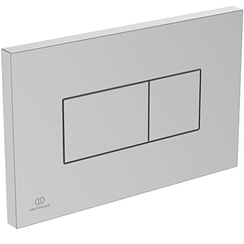 Image of Ideal Standard Solea P2 Pneumatic Toilet Flush Plate, R0110JG, Matt Chrome