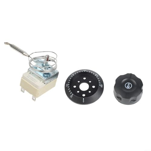 Image of AC 250V 16A Mechanical Temperature Controller for Integration into Ovens Showers and Refrigeration Systems (50-300℃)
