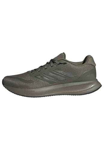 Image of adidas Men's Runfalcon 5 Running Shoes, Olive Strata/Shadow Olive/Core Black, 11 UK