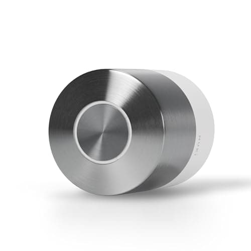 Image of Nuki Smart Lock Pro (Euro Profile) with Bluetooth, WiFi, Matter Over Thread, Unlock Door remotely, Made in Europe, Stainless Steel, Easy retrofit Installation, brushless Motor, smart Home Ready