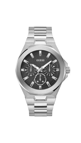 Image of GUESS Men's Analog Quartz Watch with Stainless Steel Strap GW0798G1