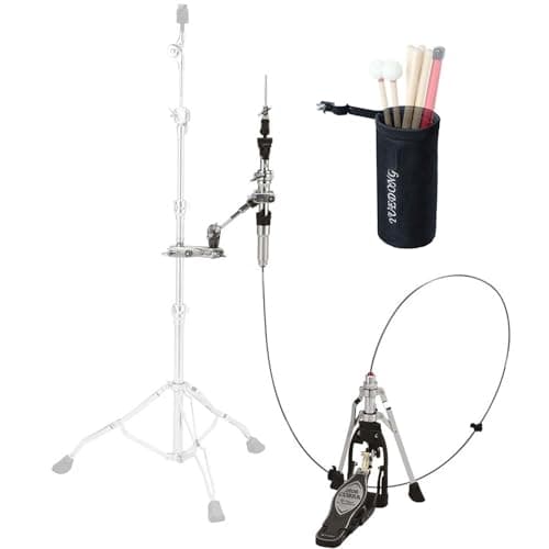 Image of Tama HH905RH Iron Cobra Series Remote Cable Hi-Hat Stand + Keepdrum Drum Stick Holder