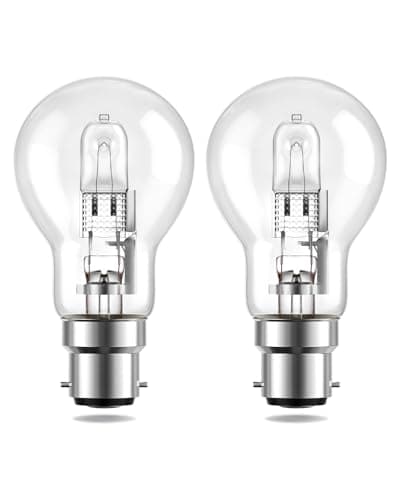 Image of TobeBright 2-Pack 100W B22 Bayonet Light Bulbs Dimmable Warm White 2700K, 862lm A55 Large Bayonet Bulbs for Bedroom Hallway Living Room
