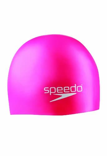 Image of Speedo Unisex-Youth Swim Cap Silicone Junior Pink, One Size