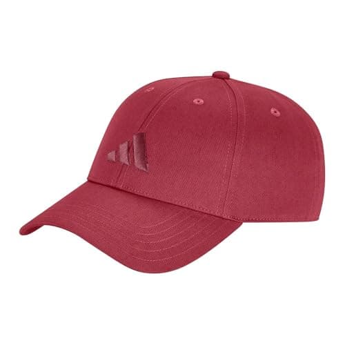 Image of adidas Unisex Baseball Cap Cotton New Logo, Active Maroon/Collegiate Burgundy, L-XL