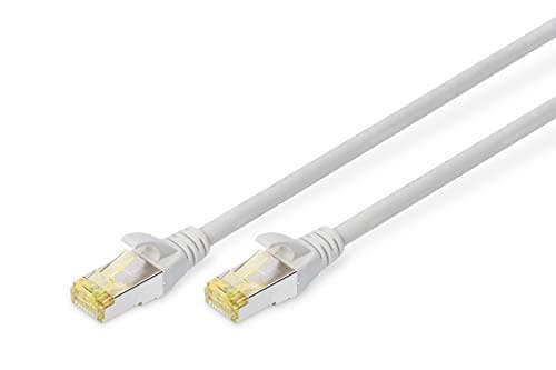 Image of DIGITUS LAN Cable Cat 6A - 5m - RJ45 Network Cable - S/FTP Shielded - 10 Gbps - Compatible with Cat6 and Cat7 - Black