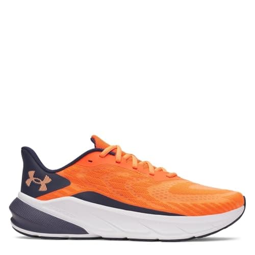Image of Under Armour Mens Turbulence 3 Road Running Shoes Orange/Mid Navy 9 UK