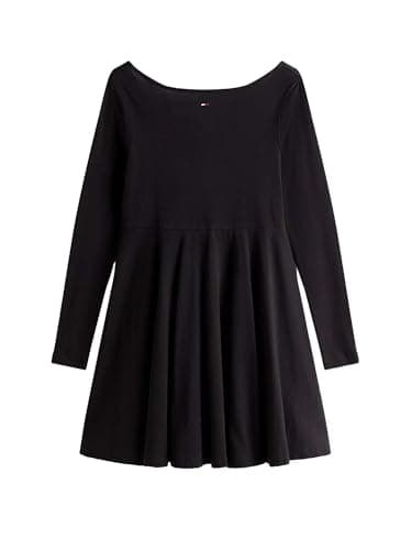 Image of Tommy Jeans Women’s Essential Dress with Low Back, Black (Black), L