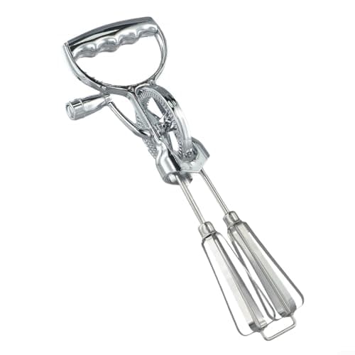 Image of Top Grade Stainless Steel Rotary Hand Whisk - Time-Saving Easy-to-Use Manual Whipper for Baking, Cooking