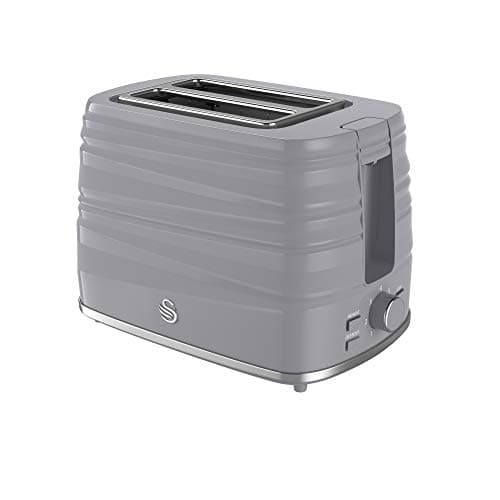Image of Swan, ST31050GRN, 2 Slice Symphony Toaster, High Gloss and Matt Finish, 930 Watt, Grey