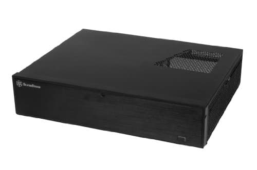Image of SilverStone SST-ML04B - Milo Slim HTPC Micro ATX Silent Computer Case, lockable, black