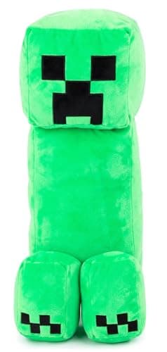 Image of Minecraft Creeper Plush Pillow - 50 cm Soft Stuffed Character