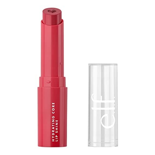 Image of e.l.f. Hydrating Core Lip Shine, Lip Balm For A Sheer Tint Of Color & Soft Shine, Infused With Moisturizing Vitamin E, Vegan & Cruelty-Free, Lovely
