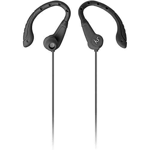 Image of KitSound Exert Wired Sports Earphones - With Microphone - Black