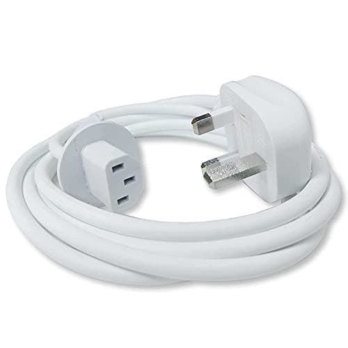 Image of Rhinenet Power Cable UK Plug Cord Compatible for Apple iMac 17" 20" 21.5" 24" 27" G5 A1224 A1225 A1311 A1312 A1418 A1419 Replacement Part GENUINE 6ft Power Supply Wire Line 2012 Late-2019